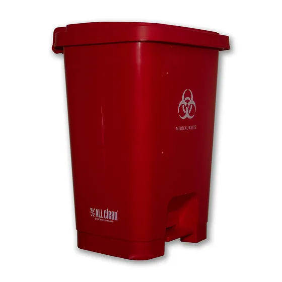 Papelera para Desechos Biológicos 25 Litros Roja