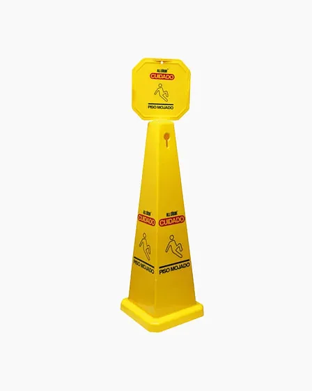 Cono Señalizador Piso Mojado PP Virgen