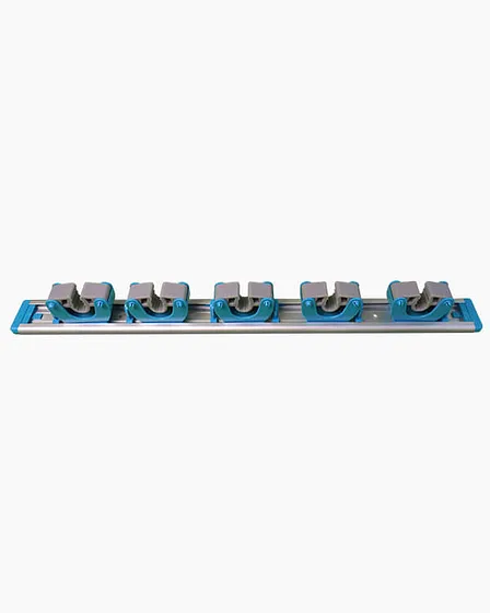 Organizador de Escobas y Coletos PVC Goma Aluminio