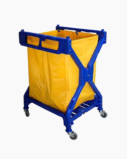 Carro de Lavandería ABS con Bolsa de Vinilo